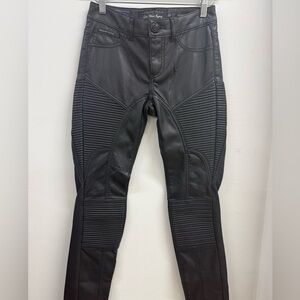 NWOT Philipp Plein Black PU Skinny Jeans